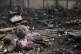 A doll is seen at a site of Saudi-led airstrikes targeting t