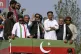 Supporters of Pakistan’s defiant former Prime Minister Imr
