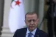 Turkey's President Recep Tayyip Erdogan arrives for a ceremo