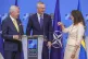 Finland's Foreign Minister Pekka Haavisto (left) Sweden's Fo
