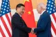 U.S. President Joe Biden, right, and Chinese President Xi Ji