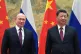 Chinese President Xi Jinping, right, and Russian President V