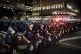 ew York City Police Department officers stand in formation a