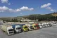 Trucks loaded with United Nations humanitarian aid for Syria