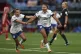 England's Lauren James, right, celebrates a first half goal 