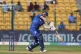 England's Ben Stokes plays a shot during the ICC Men's Crick