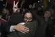 Palestinian Fairuze Salameh is greeted after she was release
