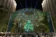 Lights shine from Al Wasl Dome at Expo City at the Cop28 UN 