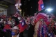 Kuomintang (KMT) party supporters react after their presiden