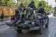 Members of the Haitian armed forces patrol the streets in Po