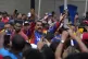 Venezuelan President Nicolas Maduro greets young supporters 