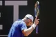 Andy Murray, of Great Britain, reacts after losing a game ag