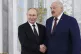 Russian President Vladimir Putin (left) and Belarusian Presi