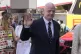 Fifa president Gianni Infantino walks through the pits befor