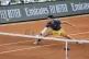 Spain's Carlos Alcaraz plays a shot against Netherlands' Jes