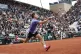 Belgium's David Goffin plays a shot against Germany's Alexan