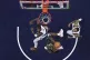 Minnesota Timberwolves guard Anthony Edwards (middle) shoots