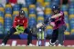 Scotland's Michael Jones plays a shot from a delivery of Eng