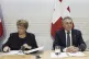 Swiss Federal Councillor Ignazio Cassis (right) and Swiss Fe