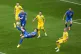 Slovakia's Juraj Kucka bottom left) shoots during a Group E 