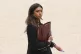 French government spokesperson Prisca Thevenot leaves the we