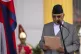 Newly elected Prime Minister Khadga Prasad Oli is being swor