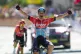 Belgium's Victor Campenaerts celebrates as he crosses the fi
