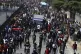 Demonstrators march during a protest in Nairobi, Kenya, July