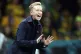 Canada's head coach Bev Priestman gestures during the Women'