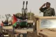 A Polisario Front soldier salutes during a military parade t