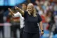 Head coach Emma Hayes of the United States gestures from the