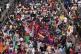 Supporters gather for a pro-government rally in Caracas, Ven