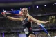 Keely Hodgkinson, of Britain, celebrates after winning the w