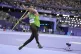 Arshad Nadeem, of Pakistan, competes during the men's javeli