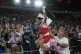 Algeria's Imane Khelif celebrates after defeating China's Ya