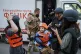 Bohdan Scherbyna, 9, with his mother Maryna Scherbyna, 45, a