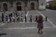 Central America children play on the plaza of the Santa Cruz