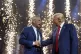 FAUSTIAN PACT: Robert Kennedy Jnr shakes hands with Donald t