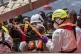 People disembark at the port of 
