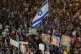 People protest against Prime Minister Benjamin Netanyahu's g