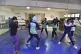 Girls train at Ahmed Qayed school, where Olympic boxer Imane