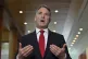Australia's Deputy Prime Minister Richard Marles speaks at P
