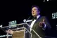 Elon Musk, CEO of Tesla, speaks during the Global Citizen Aw