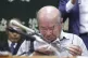 Shigemitsu Tanaka, the chairman of Nagasaki Atomic bomb Surv