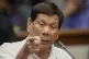 Former Philippine President Rodrigo Duterte speaks during a 