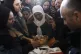 Palestinians mourn over the body of Naji al-Baba,16, who the