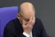German Chancellor Olaf Scholz attends a plenary session in t