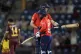 England's Jamie Overton (centre) and Rehan Ahmed celebrated 