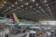 Boeing employees work on the 737 MAX on the final assembly l
