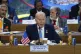 President Joe Biden speaks as other G20 leaders listen durin
